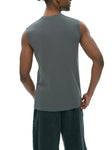 Men's-Sleeveless-Cotton-Tank-Top-in- black-white-gray-customisable