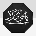 Islamic Umbrella - Ya Ali Madad in Arabic Text | Auto-Foldable Umbrella