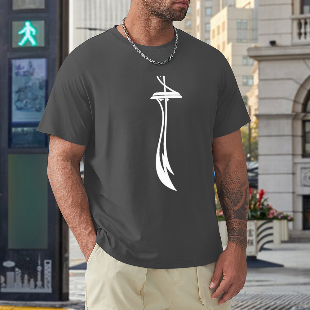 Men's Loose Fit T-Shirt - Zulfiqar | Pure Cotton Streetwear Tee