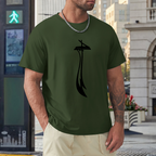 Men's Loose Fit T-Shirt - Zulfiqar | Pure Cotton Streetwear Tee