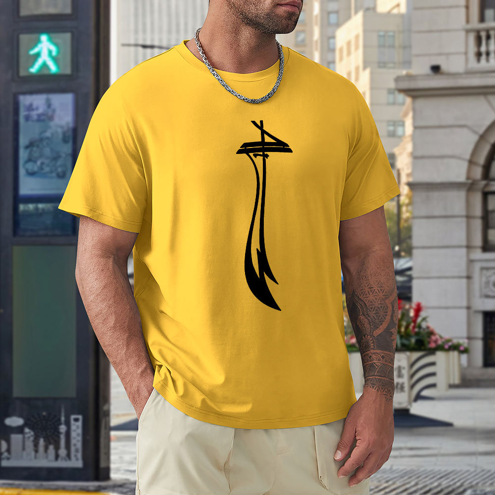 Men's Loose Fit T-Shirt - Zulfiqar | Pure Cotton Streetwear Tee