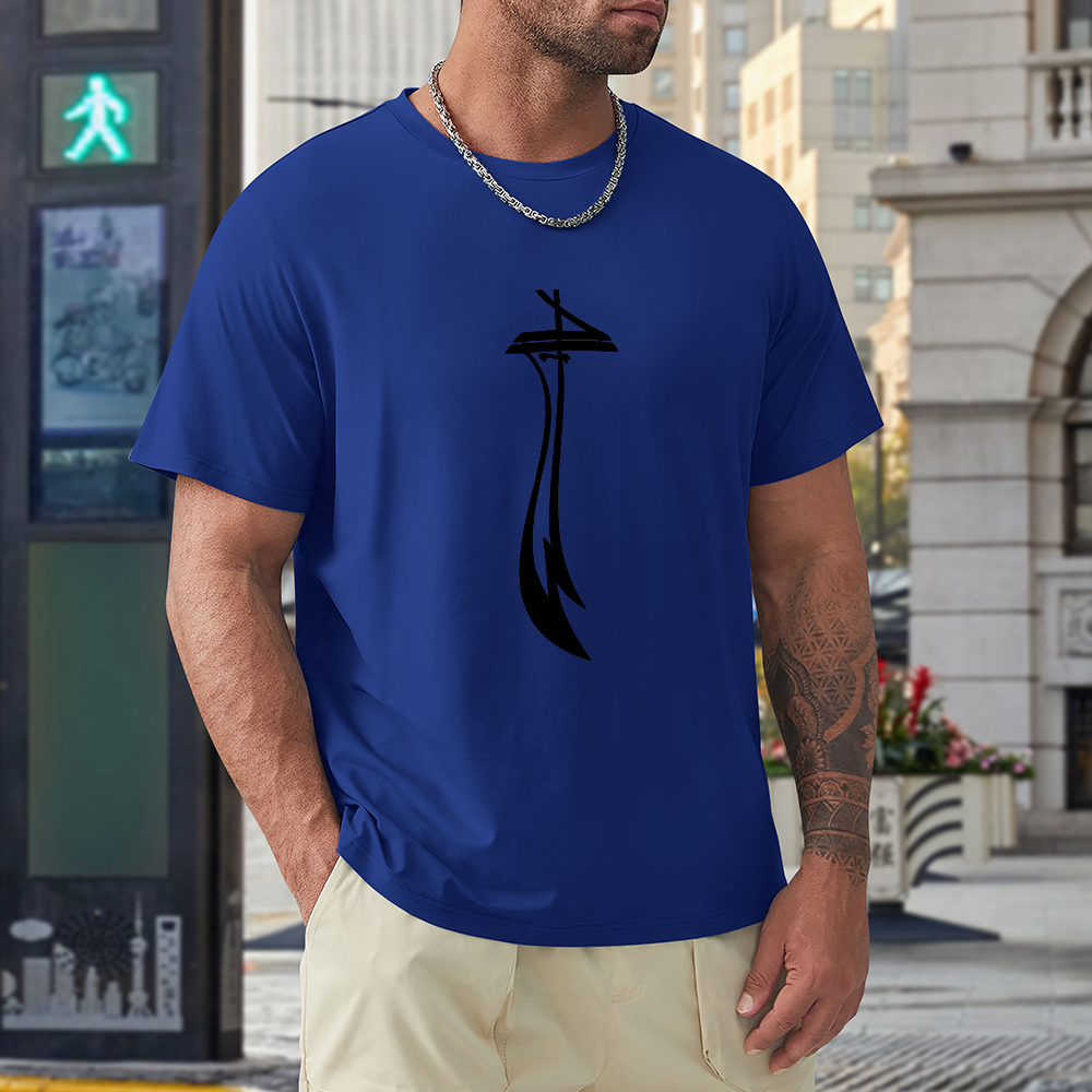 Men's Loose Fit T-Shirt - Zulfiqar | Pure Cotton Streetwear Tee