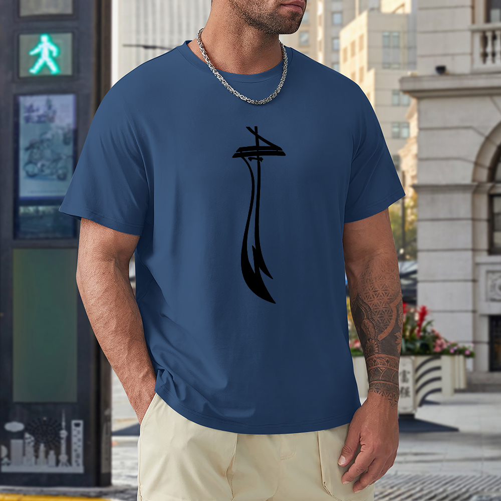 Men's Loose Fit T-Shirt - Zulfiqar | Pure Cotton Streetwear Tee