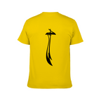 men's-cotton-t-shirt-with-ali-zulfiqar-in-black-yellow-white-blue-darkblue-grey-pink-greyblue-purple-maroon-coffee-brown
