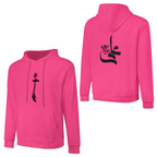 Mens-cotton-hoodie-with-zulfiqar-in-pink