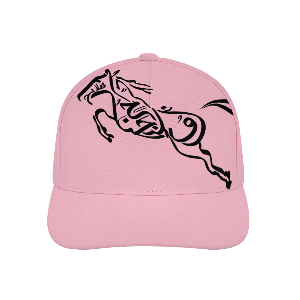 Baseball-cap-zuljinah-ali-the-warrior-shia-islam-in-black-yellow-pink-babyblue-darkblue-grey-white-red